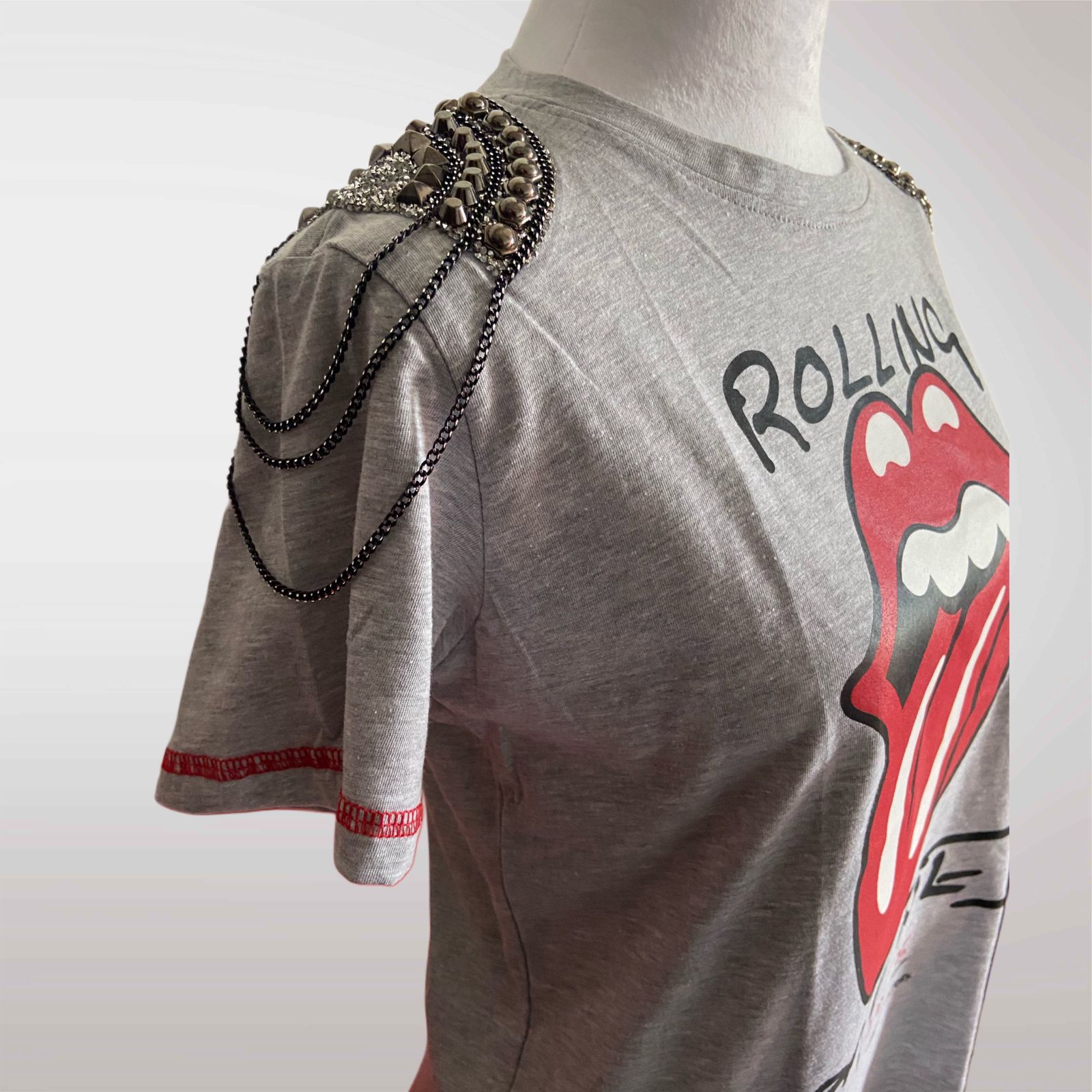 Playera Rolling Stones Estoperoles